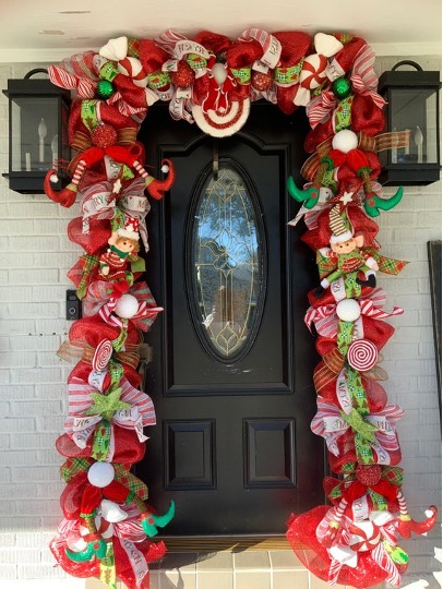 Christmas Door Garland 